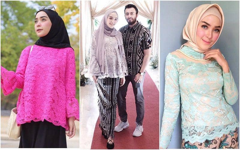 Inspirasi Kebaya Hijab Hamidah Rachmayanti, Sarimbit hingga Modern