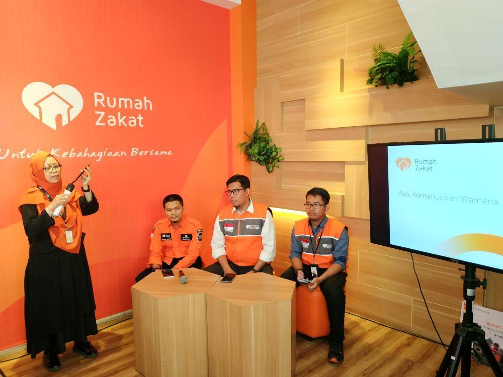 Rumah Zakat Kirim Bantuan Makanan ke Pengungsi di Wamena