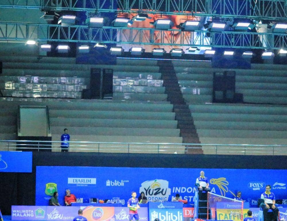 Hari Pertama, Yuzu Indonesia Masters Masih Sepi Penonton
