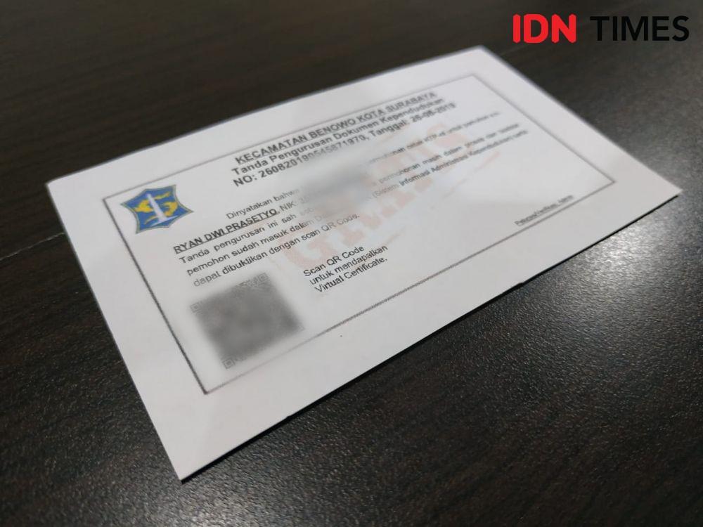 Dispendukcapil Surabaya Sediakan Suket e-KTP Versi Digital