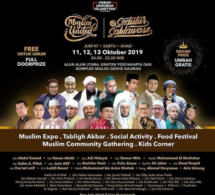 Ini Alasan Keraton tak Izinkan Acara Muslim United di Alun-Alun Utara