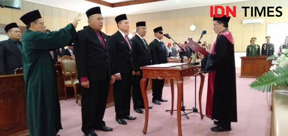Pimpinan DPRD Bantul periode 2019-2024. IDN Times/Daruwaskita