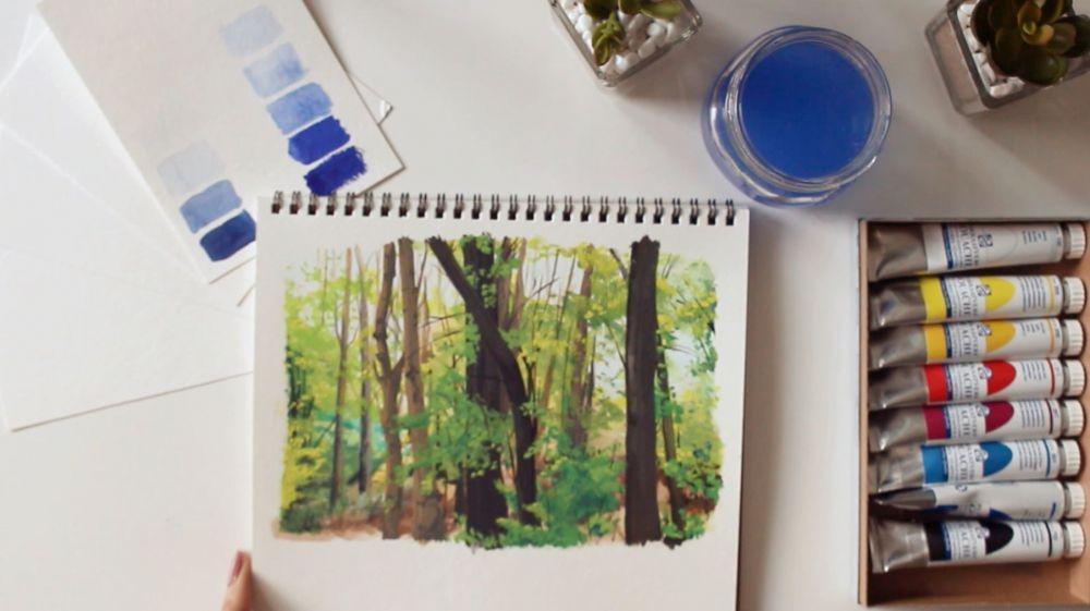 7 Tips Melukis dengan Media Cat Gouache untuk Pemula