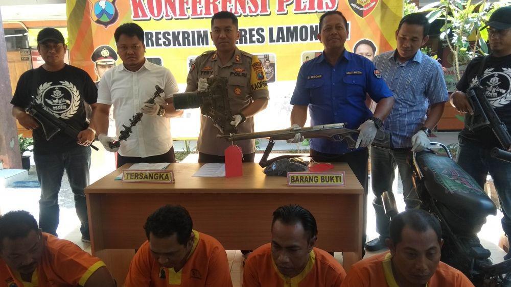 Lima Pencuri Truk Ditangkap, Dua Ditembak