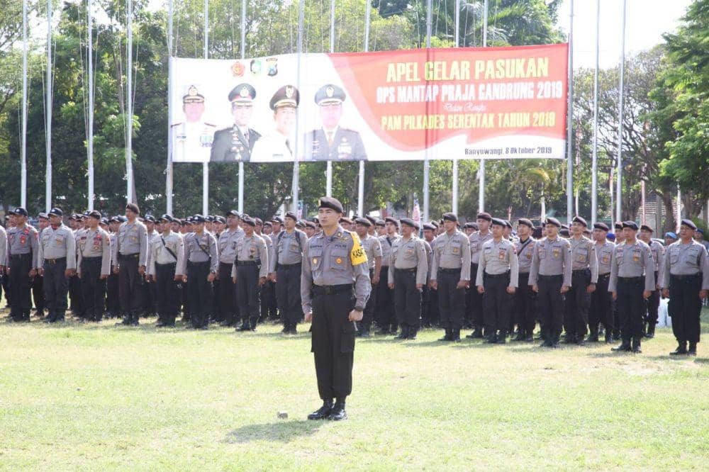 Polres Banyuwangi Terjunkan 3.493 Personil untuk Pilkades Serentak