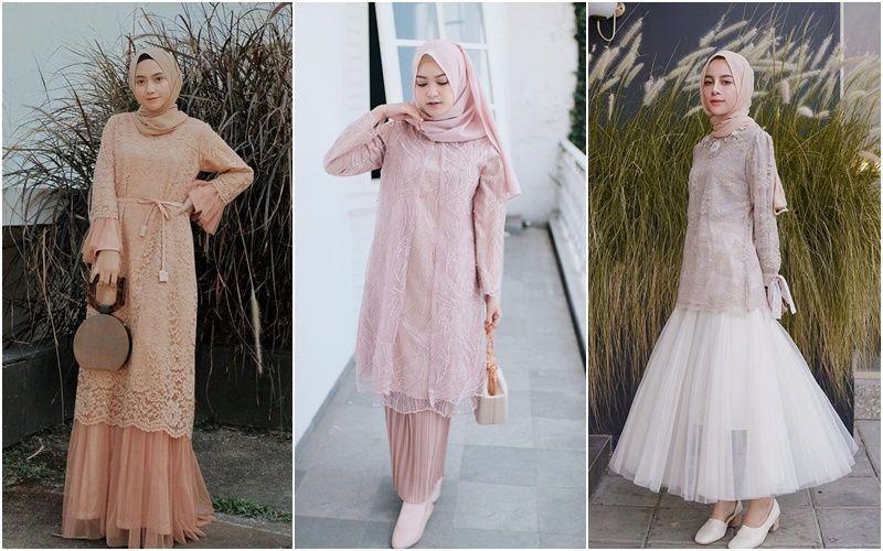 Padu padan rok tutu & plisket dengan hijab, bisa buat kondangan