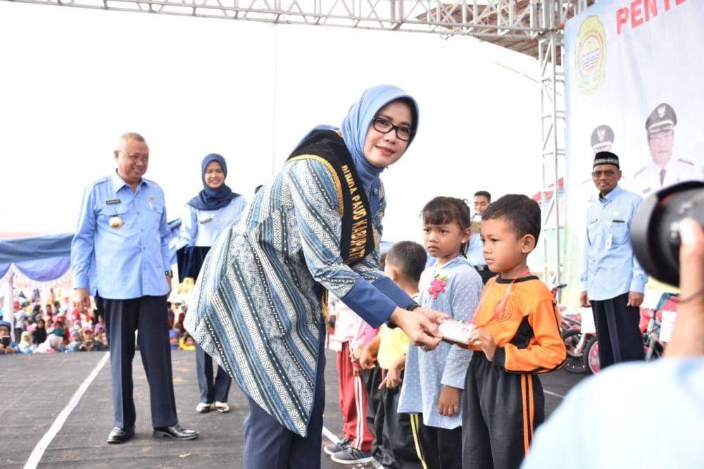 Ketua Tim Penggerak PKK Bantu, Erna Suharsono. IDN Times/Daruwaskita