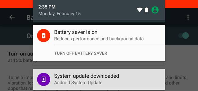 ilustrasi fitur Battery Saver pada Android (howtogeek.com)
