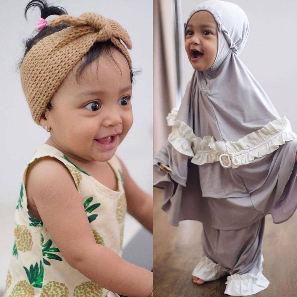 11 Potret Shafiyyah Anak Ketiga Shireen & Teuku Wisnu, Imut Banget!
