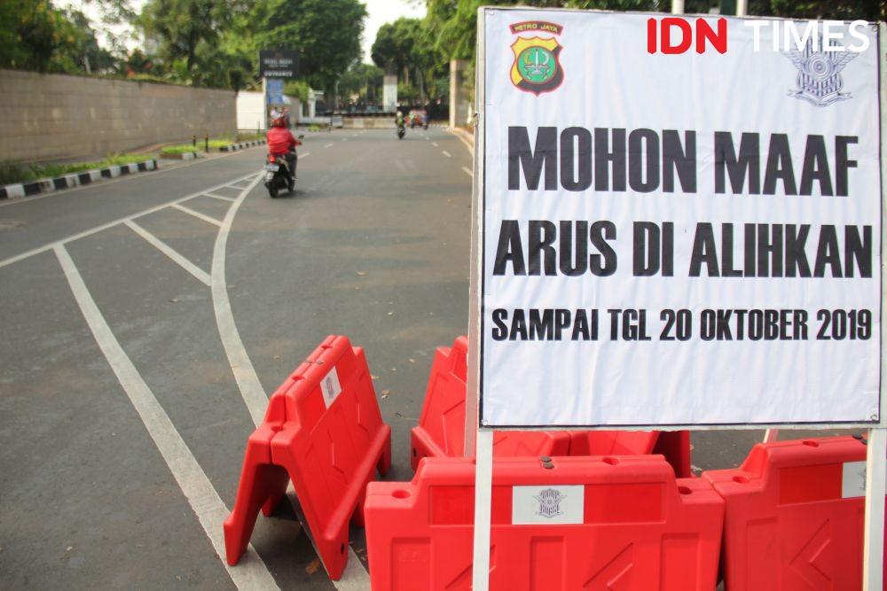 Pelantikan Presiden Usai, Jalan Sekitar Gedung DPR Kembali Dibuka