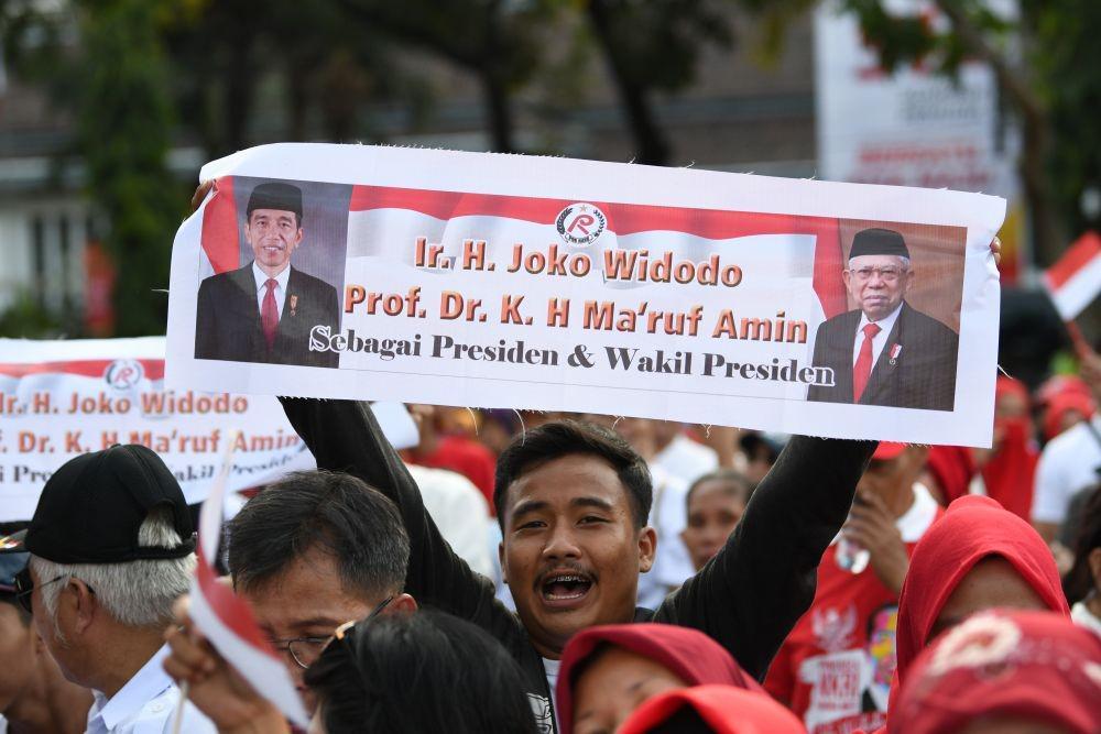 Sampah Syukuran Pelantikan Jokowi di Monas Capai 150 Meter Kubik
