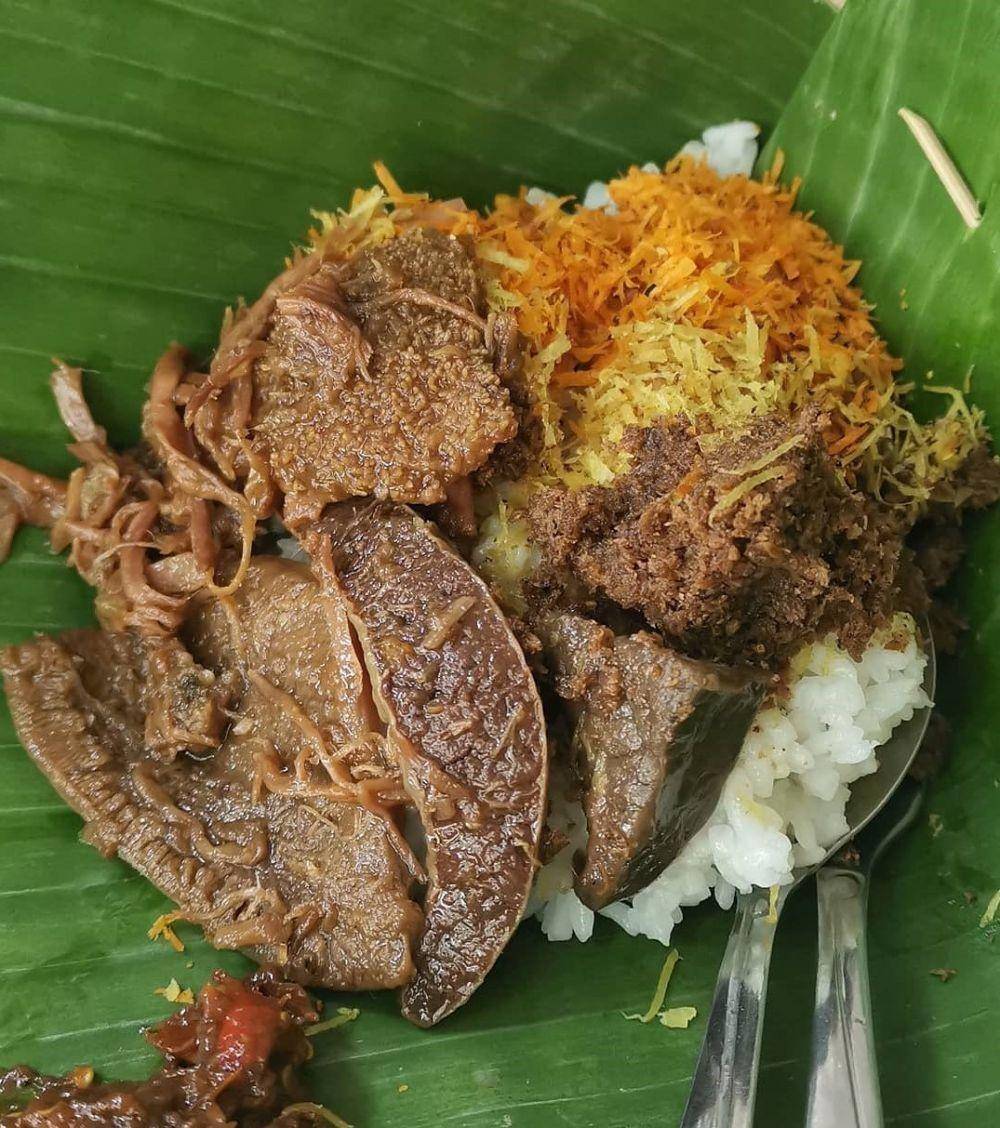 Ilustrasi nasi krawu khas Gresik (instagram.com/sbykulinerinfo)