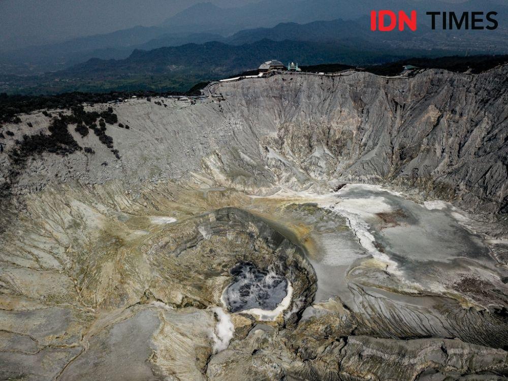 [FOTO] Begini Kondisi TWA Gunung Tangkuban Parahu Pasca Erupsi
