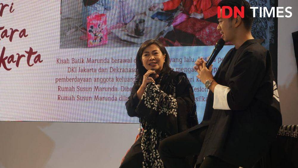 Batik Marunda di Jakarta Fashion Week 2020. 25 Oktober 2019. IDN Times/Syarifah Noer Aulia