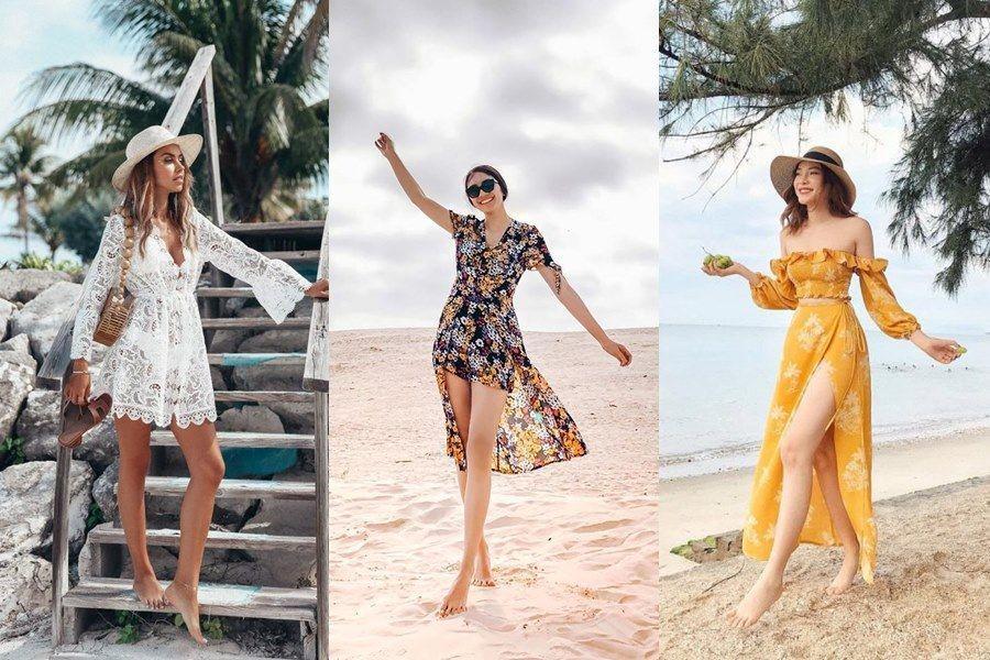 10 Inspirasi Gaya Pantai dengan Dress, OOTD Liburan Makin Hits!
