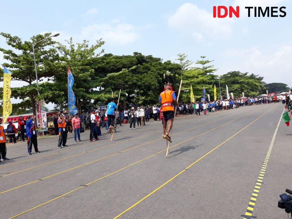 Ratusan Atlet Meriahkan Pekan Olahraga Tradisional, Banten Juara Umum