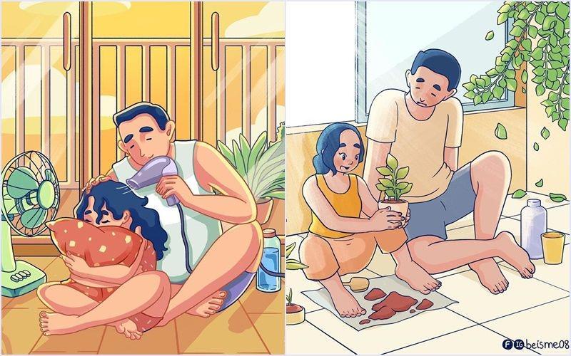 12 Momen Romantis Punya Cowok yang Perhatian, Bawaannya Bikin Kangen