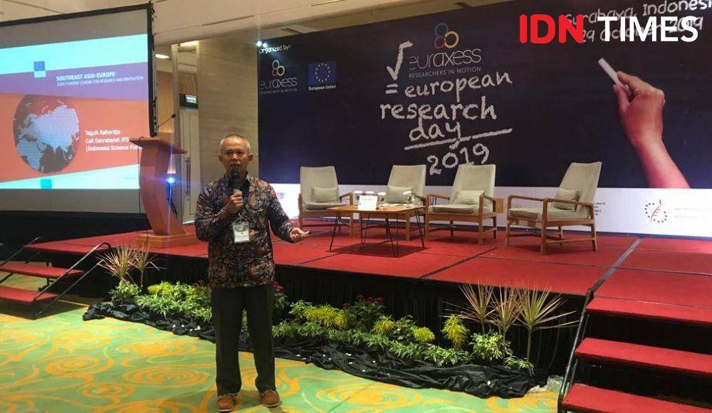Dr. Teguh Rahardjo, Eksekutif Direktur Dana Ilmu Pengetahuan Indonesia (DIPI) di ERD 2019. 29 Oktober 2019. IDN Times/Fajar Laksmita