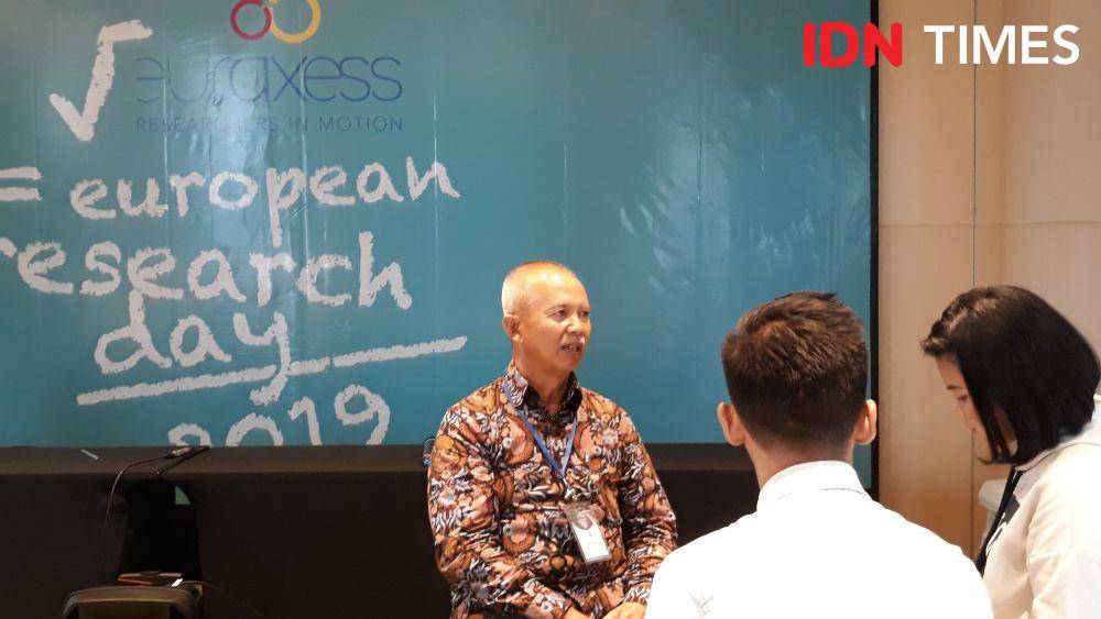 Dr. Teguh Rahardjo, Eksekutif Direktur Dana Ilmu Pengetahuan Indonesia (DIPI) pada Press Briefing di ERD 2019. 29 Oktober 2019. IDN Times/Fajar Laksmita