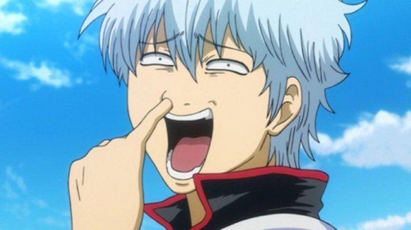 Ekspresi lucu Sakata Gintoki. (Dok. Sunrise/Gintama)