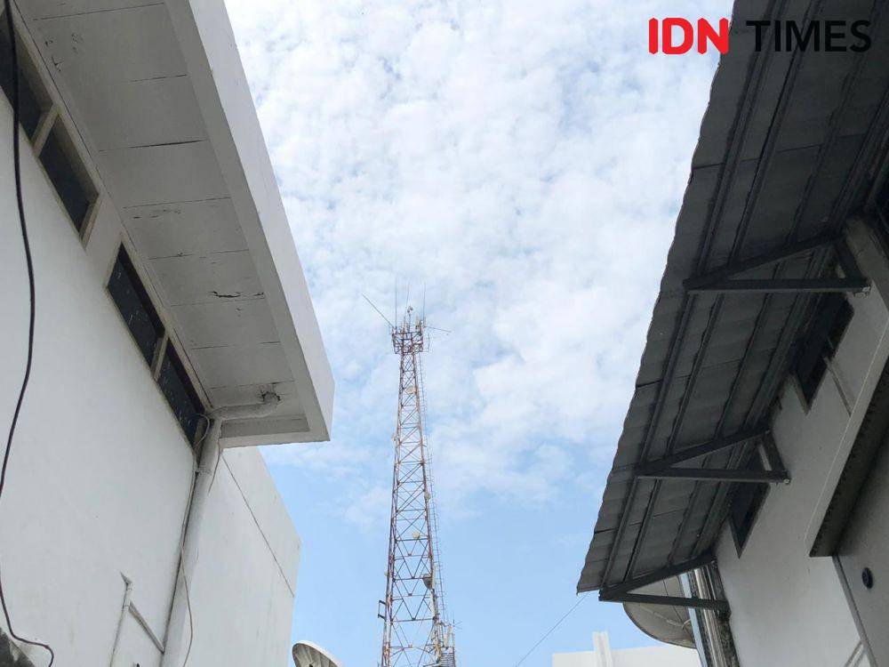 Langit di Kota Palembang cerah usai diguyur hujan semalam(IDN Times/Rangga Erfizal)