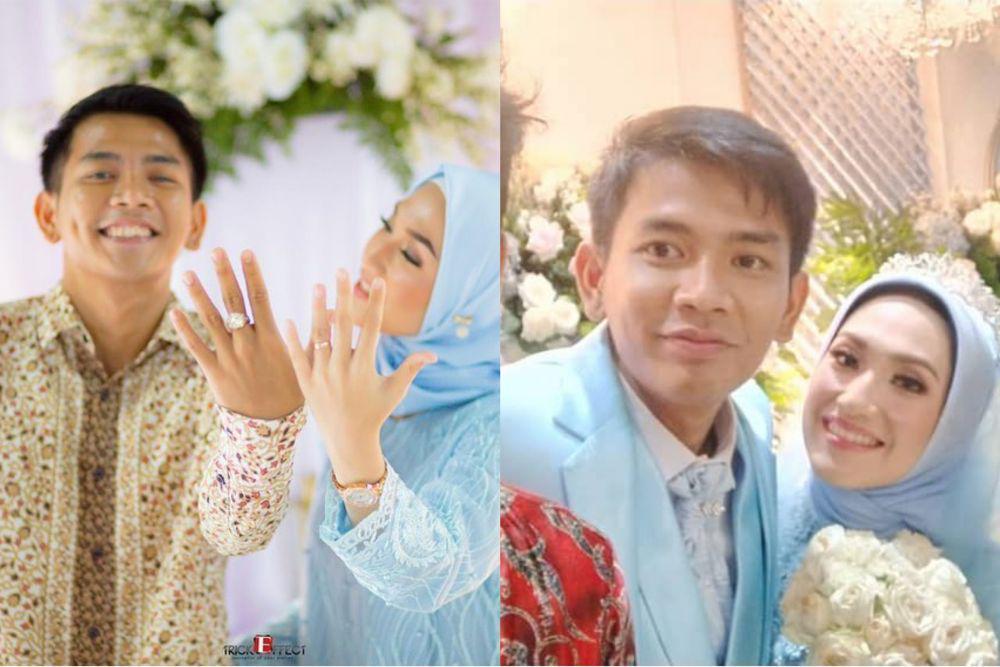 Sah, 10 Potret Pernikahan Angga Putra 'Anak Langit' & Hafna Alliya