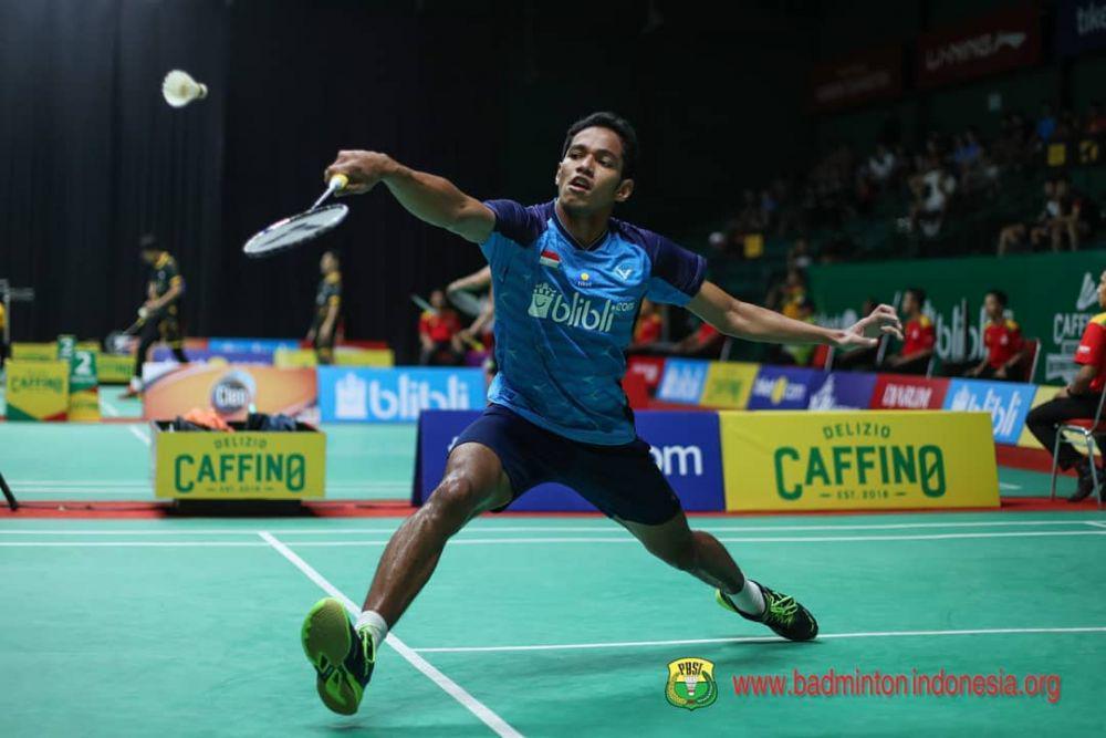 Tunggal Putra Pelatnas Sapu Bersih Slot Semifinal Kejurnas PBSI 2019!