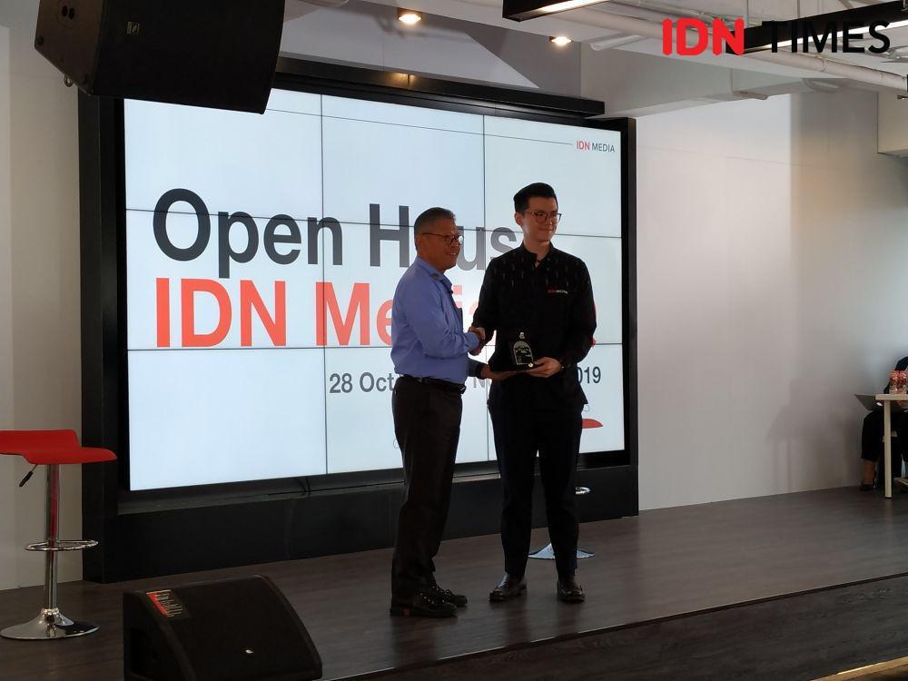 Dirut PT Waskita Karya, I Gusti Ngurah Putra dan COO IDN Media William Utomo. IDN Times/Hana Adi Perdana