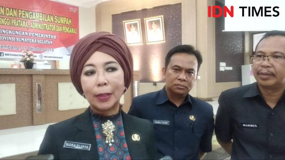 Kepala Dinas Badan Kepegawaian Daerah (BKD) Provinsi Sumatera Selatan, Nora Elisha (IDN Times/Rangga Erfizal)