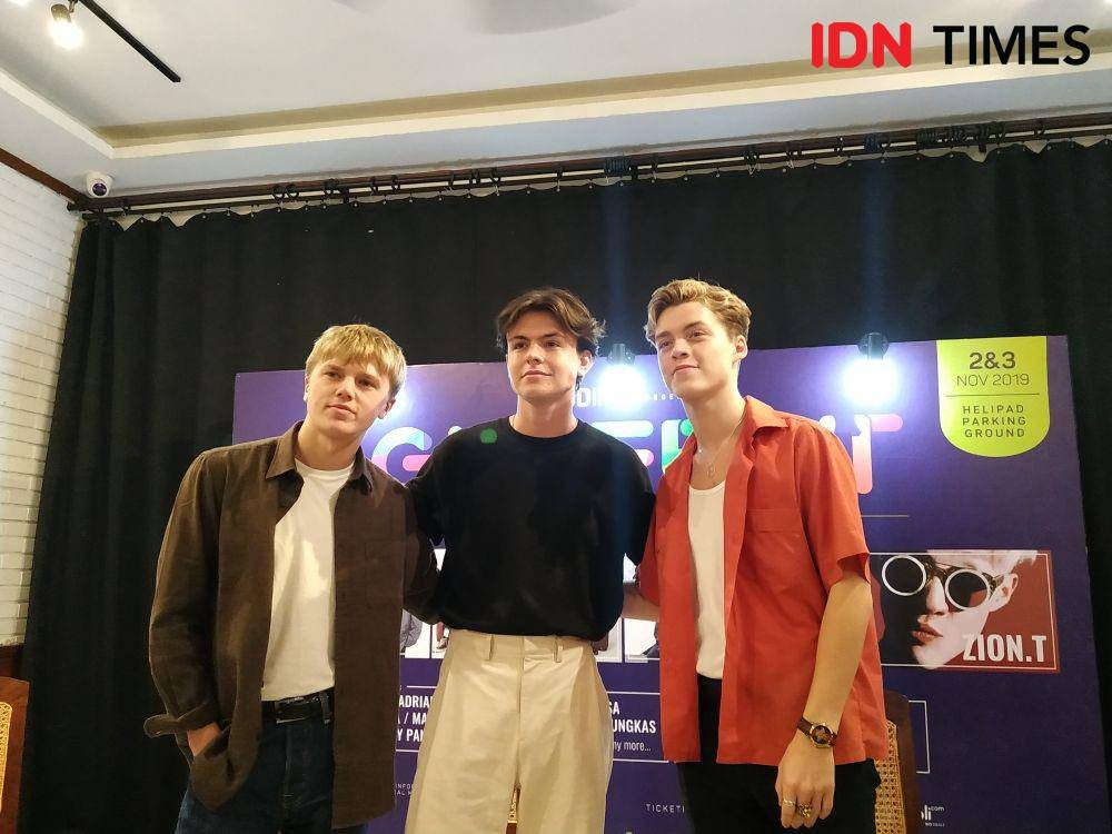Personil New Hope Club, musisi yang hadir dalam GUDFEST. 1 November 2019. IDN Times/ Nadia Umara