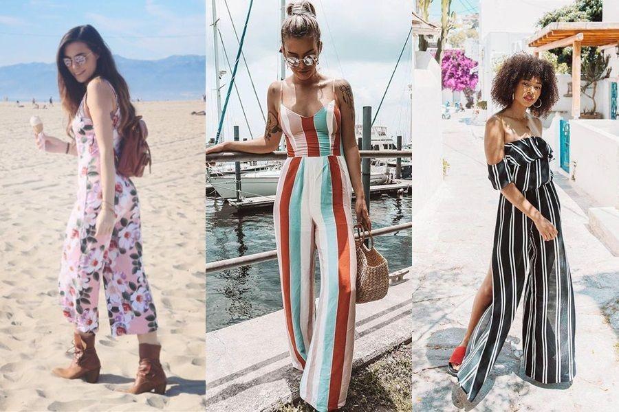 9 Ide Style Kece dengan Jumpsuit untuk Outfit Pantai nan Modis