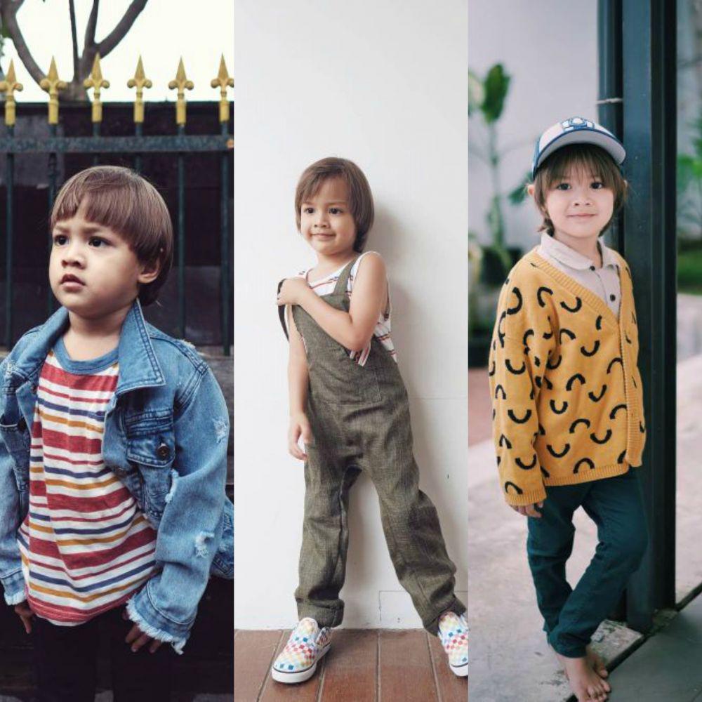 10 Style Keren Bjorka, Anak Ringgo-Sabai yang Modis Sejak Kecil
