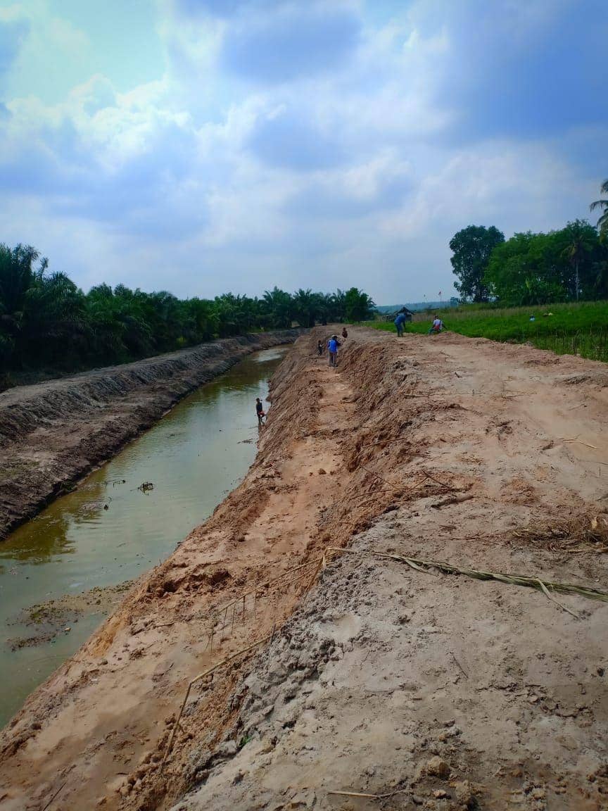 Pembangunan Irigasi oleh Dinas Pengelolaan Sumber Daya Air (PSDA)(IDN/Istimewa)