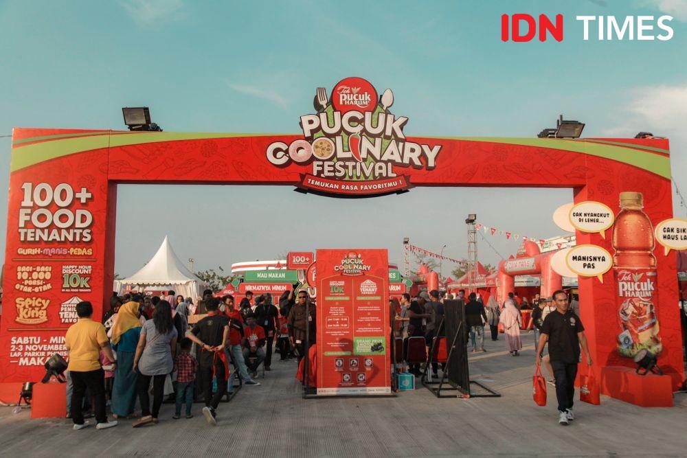 15 Potret Keseruan Pucuk Coolinary Festival di Makassar, Meriah Abis!