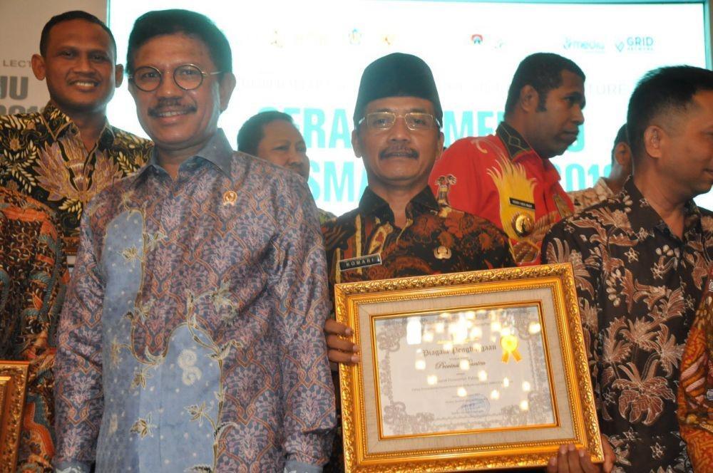 Kominfo RI Serahkan Penghargaan e-Government kepada Pemprov Banten