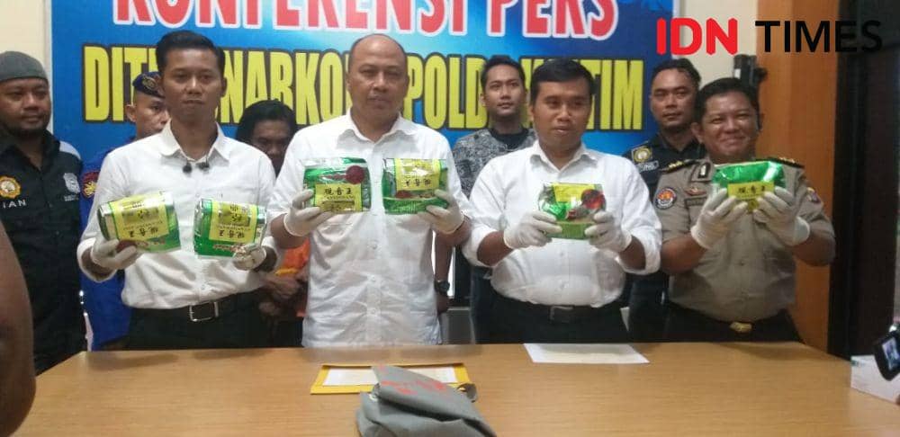 Pengungkapan Teh Berisi Sabu-sabu Seberat 6 Kg di Samarinda
