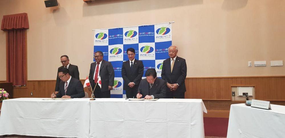 Tandatangani MoU, Geopark Ciletuh dan Izu Peninsula Bekerja Sama