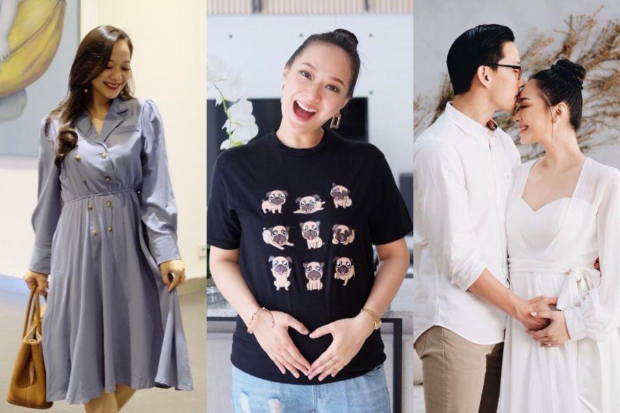 Gaya Ibu Hamil ala Yuanita Christiani, Bisa Pakai T-shirt sampai Gaun