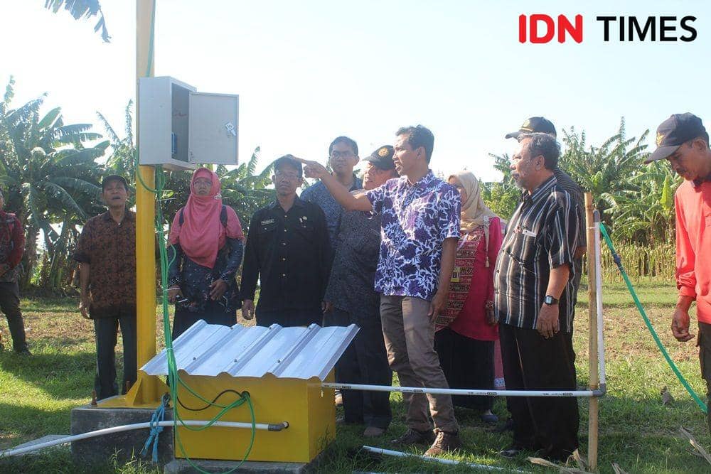 Unsoed Pakai Teknologi Panel Surya  Atasi Kekeringan Lahan