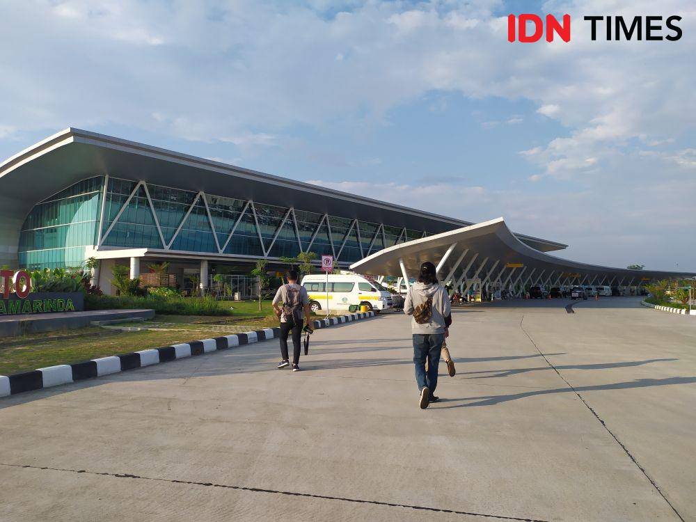 Suasana di Bandara APT Pranoto Samarinda. IDN Times/Yuda Almerio