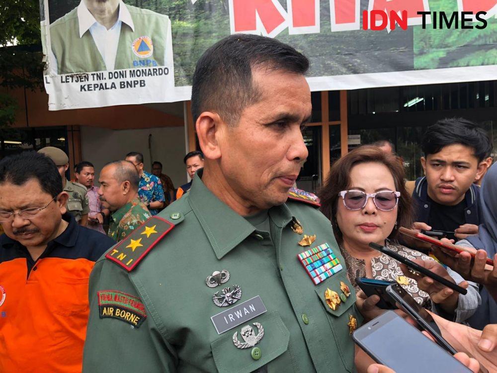 Mayjen TNI Irwan mengatakan, Pola Karhutla sudah terbaca oleh pihaknya (IDN Times/Rangga Erfizal)