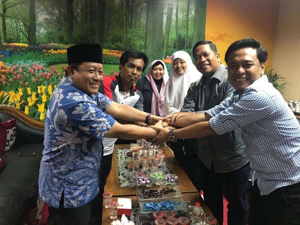 Jajaran Ketua dan Wakil Ketua DPRD Surabaya gelar pertemuan bersama Dispora Surabaya terkait polemik Stadion GBT, Jumat (8/11). IDN Times/Istimewa