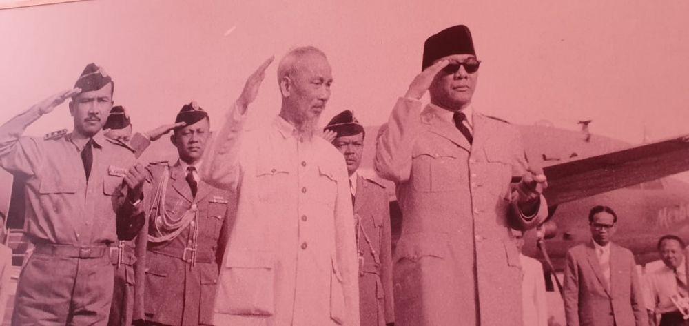 60 Tahun Indonesia-Vietnam, Foto Sukarno dan Ho Chi Minh Dipamerkan