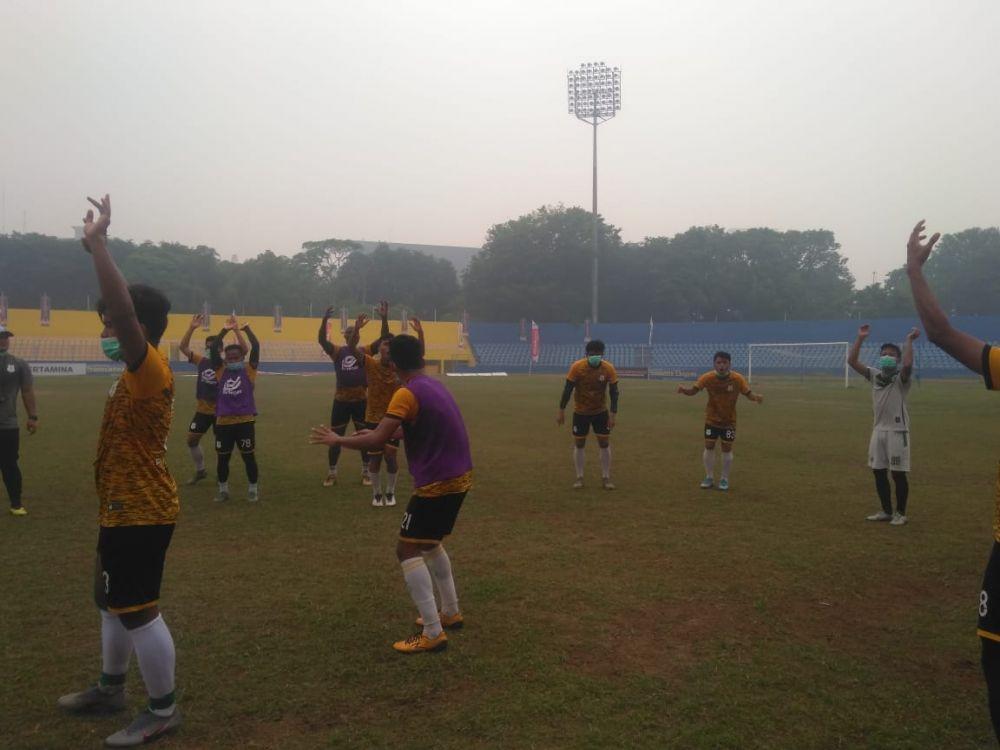 PSMS lakukan Official Traning di Stadion Bumi Sriwijaya Palembang (IDN Times/Istimewa)