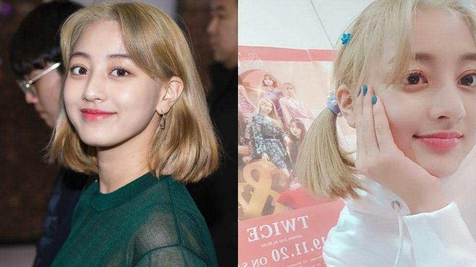 10 Penampilan Terbaru Jihyo dengan Rambut Blonde, Kece Maksimal!
