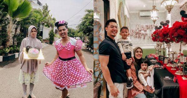 Serba Minnie Mouse, 9 Momen Menggemaskan Kejutan Ultah Nycta Gina