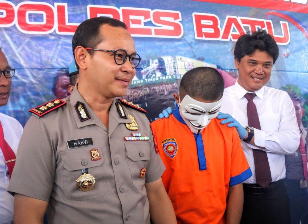 Kapolres Kota Batu, AKBP Harviadhi Agung Pratama menyebut bahwa pencegahan prostitusi di kota Batu terus diperketat. IDN Times/ Alfi Ramadana