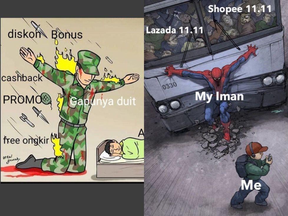 10 Meme dan Jeritan Hati Netizen Menyambut Promo Harbolnas 11.11