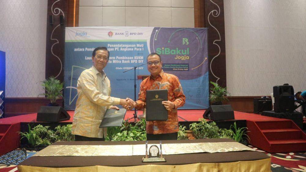 Gubernur DIY saat acara launching Platform Pembinaan Koperasi KUKM. Foto: Humas Pemda DIY