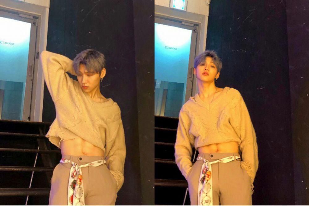 Mulai Pamer Roti Sobek, Ini 10 Potret Woong AB6IX yang Kece Badai